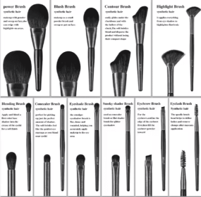 BEILI Low MOQ Ship Fast Custom High Quality Make Up Brushes Wholesale Wood Handle Premium Natural10pcs Makeup Brush (Option: Regular size)